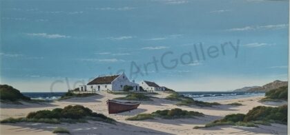 18. Boland, 123cm x 223cm, brown frame