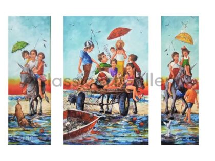 57. Family day out set, white frames